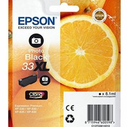 Original Blckpatron Epson C13T33614012 Svart