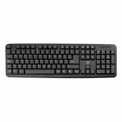 Tangentbord Ewent EW3109 PS/2 USB Svart
