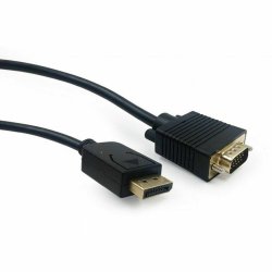 DisplayPort till VGA Adapter GEMBIRD CCP-DPM-VGAM-6 Svart 24 bit