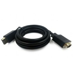 DisplayPort till VGA Adapter GEMBIRD CCP-DPM-VGAM-6 Svart 24 bit
