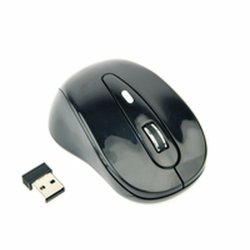 Trdls Mus GEMBIRD MUSW-6B-01 Svart Svartvit 1600 dpi