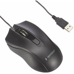 Optisk Mus GEMBIRD MUS-3B-01 Svart 1000 dpi
