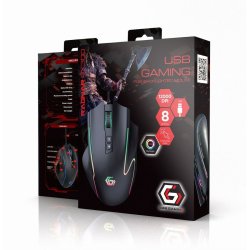 Mus GEMBIRD MUSG-RAGNAR-RX300 Svart 12000 dpi