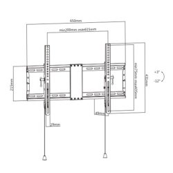 Vgghllare GEMBIRD WM-80T-01 37" 80"