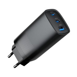 Vggladdare GEMBIRD TA-UC-PDQC65-01-BK