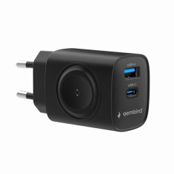 Vggladdare GEMBIRD TA-UC-PDQCW20-01-BK