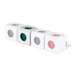 Plugg adapter Allocacoc 2100GN/FRORPC 230 V 16 A 5 Plug