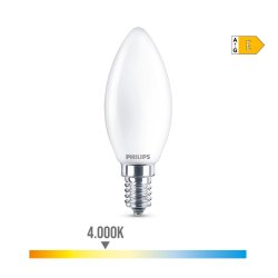 LED-lampa Philips Ljus E 6,5 W 60 W E14 806 lm 3,5 x 9,7 cm (400