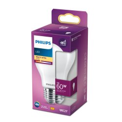 LED-lampa Philips Equivalent  E27 60 W E (2700 K)