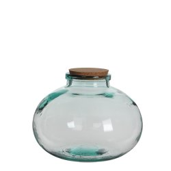 Glasburk Mica Decorations Olly Rund Kork Propp Dekorativ Glas (