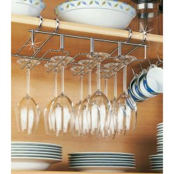 Glashllare Metall 12 Vinglas (34 x 25 x 8 cm)