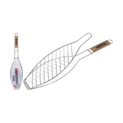 Grill fr fisk Rostfritt stl (14 x 58 cm)