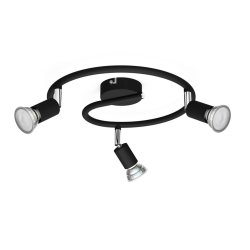 Spotlight Philips limbali Svart GU10 (3 antal)