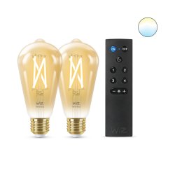 Smart-Lampa Wiz ST64 E27 50 W Multicolour Gyllene 7 W 640 lm (2