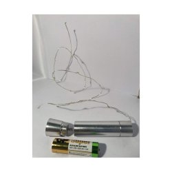 Dekorativ kork fr flaskor med LED Lumineo Svart