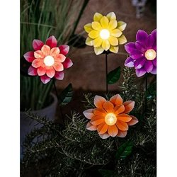 Sollampa Lumineo 11 x 6 x 49,5 cm Sol Blomster