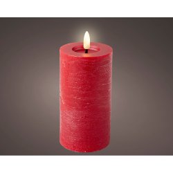 LED Ljus Lumineo Rd  7 x 15 cm Rustik (AAA)