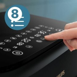 Luftfrits Philips Na351.00 Svart 9 L