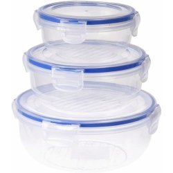 Lunchldor, set Excellent Houseware 024000670 Plast Rund 400 ml
