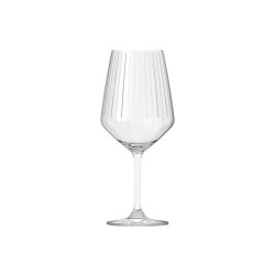 Set med vinglas Inde Carre optics  9,8 x 22,2 cm 650 ml 6 Delar