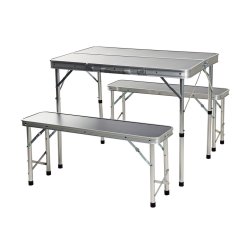 Bordsgrupp med 2 stolar Redcliffs 90 x 60 x 70 cm Gr (3 Delar)