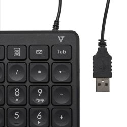 Numeriskt tangentbord V7 KP350 Svart
