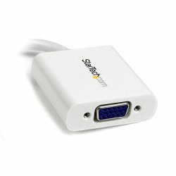 Mini-DisplayPort till VGA-adapter Startech MDP2VGAW Vit Svart 0,