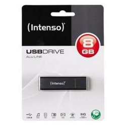 USB-minne INTENSO ALU LINE 8 GB Antracitgr 8 GB USB-minne