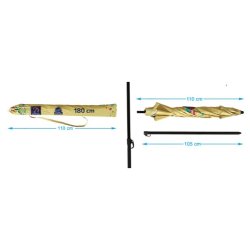 Naperny? Gul 180 cm UPF 50+