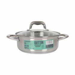 Kastrull med glaslock Quttin Caesar Stl  22 x 8 cm (6 antal)