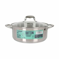 Kastrull med glaslock Quttin Caesar Stl  28 x 11 cm (4 antal)