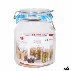 Burk Borgonovo Hermetisk Transparent Glas 2L 13 x 13 x 17,5 cm (