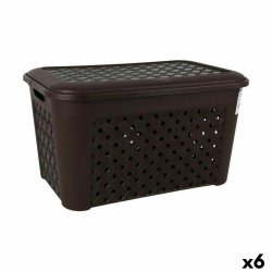 Tvttkorg Tontarelli Arianna Med lock Svart 48,3 L (6 antal)