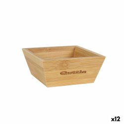 Skl Quttin Bambu 12 x 12 x 5 cm (12 antal)