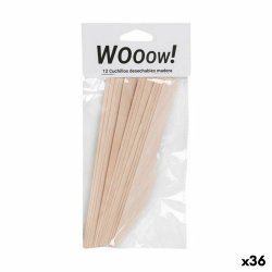 Knivset Engngsanvndning Tr 12 Delar 16,5 x 2,2 x 1,8 cm (36 a