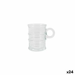 Set med kaffekoppar La Mediterrnea Parker 85 ml 3 Delar (24 ant