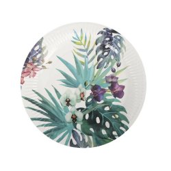 Tallriksset Algon Engngsanvndning Papp Tropiskt 3 Delar 28 cm