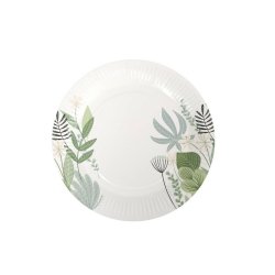 Tallriksset Algon Engngsanvndning Papp Blommig 8 Delar 23 cm (