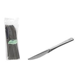 Uppsttning teranvndbara knivar Algon Silvrig Plast 20 cm 10 D