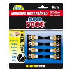 Omedelbar vidhftning Bricotech Super 5000 1 g (36 antal)