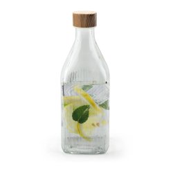 Glasflaska La Mediterrnea Metall Glas 1 L (24 antal)