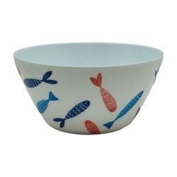 Salladsskl La Mediterrnea FISHER 25,5 x 13,5 cm (8 antal)