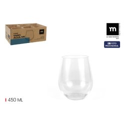 Glas fr vatten La Mediterrnea 0,4 l (24 antal)