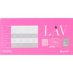 Glasset LAV Gaia 415 ml 6 Delar (8 antal)