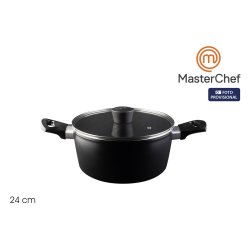 Kastrull med lock MasterChef 24 cm (4 antal)