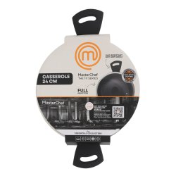 Kastrull med lock MasterChef 24 cm (4 antal)