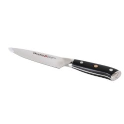 Kkskniv Quttin DAMASKUS Svart Silvrig 15 cm (2 antal)