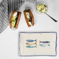 Servingsfat La Mediterrnea Peixe Rektangulr Fiskar 25,3 x 15 x