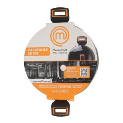 Kastrull med lock MasterChef 28 cm 2,5 mm (4 antal)