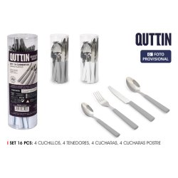 Bestick Quttin DOIO Plast 16 Delar 17 Delar (6 antal)